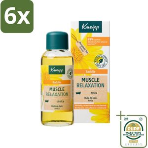 Kneipp - Badolie - Arnica - Voor spieren en gewrichten - 100 ml - Voordeelverpakking - 6 stuks - Gewrichtspijn - Ontspanning