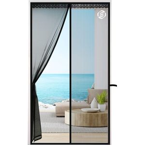 Equivera Raamhor Magnetisch - 110 x 220 cm - Vliegengordijn - Hor - Raamhor - Gordijn - Magnetisch Hordeur