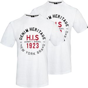 H.I.S T-Shirt Denim Heritage Big Logo