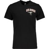 G-Star RAW T-shirt Skeleton Dog Chest Gr Slim R T D24424 C372 Dk Black Mannen Maat - M