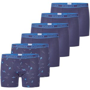 Schiesser Jongens shorts / pants 6 pack Kids Boys 95/5 Organic Cotton