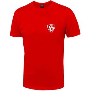 Hooligan H Letter T-shirt - Rood Kleur - Maat M