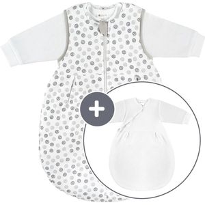 Katoenen baby wrap - babyslaapzak kleine kinderen het hele jaar door slaapzak, pyjama voor jongens en meisjes 3-6 Months