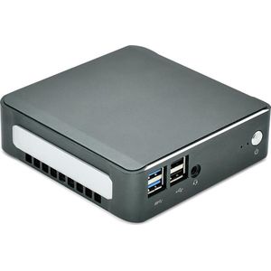 Elementkey AIR1 Mini Computer  - i7-8565U Desktop PC - 4.60 Ghz Turbo - 16GB RAM + 512GB NVME SSD + 1TB HDD + Windows 11 PRO PC + AC WIFI + Bluetooth - Alternatief NUC - Zwart