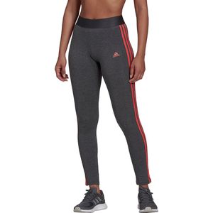 Adidas Loungewear Essentials 3-Stripes Legging Grijs/Roze Dames - Maat XS