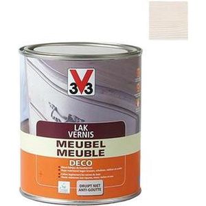 V33 Meubelvernis - Wit - 0.25 l - Mat - 12 m²/l