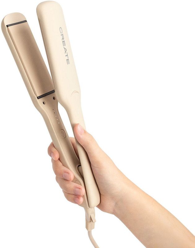 CREATE Stijltang - Keramische Coating - Grijs - 5 Temperatuurinstellingen