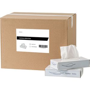 Facial tissue cellulose 2laags