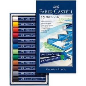 12x oliepastelkrijt Faber castell 11mm