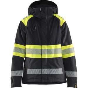 Blaklader 4470-1977 Dames Winterjas High Vis - Zwart/High Vis Geel - XL