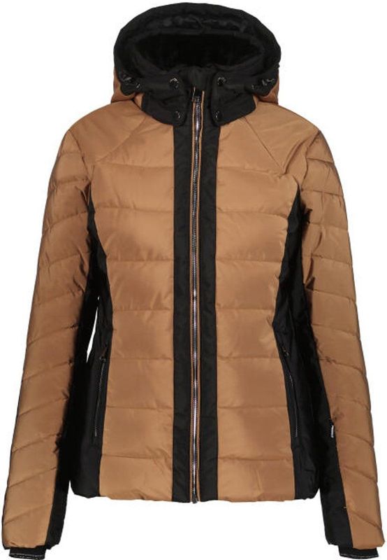 Luhta - Skalluvara - Dames Ski Jas - Bruin