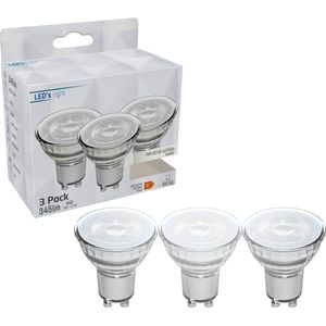 Proventa GU10 LED lamp - LED spot met GU10 fitting - 3 spots