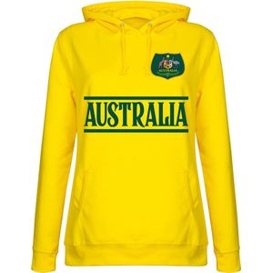 Australië Team Hoodie - Geel - Dames - XS