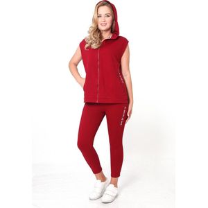 Capri Set ASoL / Hoodie & capri legging / bordeaux/ L