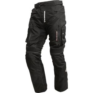 MUGENRACE Lineare Zwarte Waterdichte Textielbroek - Maat XL - Broek