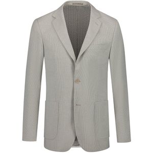 GENTS - Colbert pied-de-poule - Polyblend - Graan Grijs - Maat 56/3XL