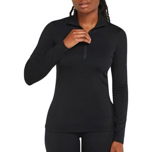 Icebreaker - Core Heavyweight Half Zip LS - Thermoshirt - Zwart