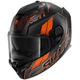 Shark - Spartan GT Ryser - Integraalhelm - Mat Zwart Antraciet Oranje