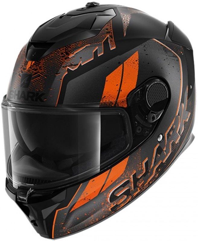 Shark - Spartan GT Ryser - Integraalhelm - Mat Zwart Antraciet Oranje