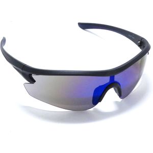 Alpe Blue- Matt Groen Sportbril met UV400 Bescherming - Unisex & Universeel - Sportbril - Zonnebril voor Heren en Dames - Fietsaccessoires