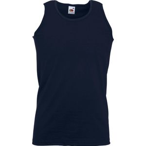 Fruit Of The Loom Heren Atletisch Mouwloos Hemd / Tanktop (Donker Marine)