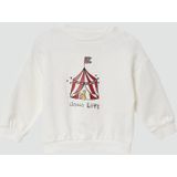 Sweatshirt - Zacht en Knus - Glitterprint - Losse Pasvorm - Katoenmix