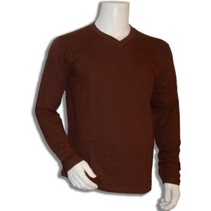 RIXIP Bamboe tshirt bruin – XL#21.02