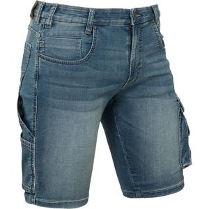 Korte werkbroek denim stretch Ralph Brams Paris