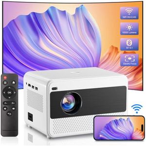 Draagbare Full HD 1080p Projector met 5G WiFi en Bluetooth - Ideaal voor Thuisbioscoop en Gaming