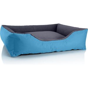 BedDog® hondenmand TEDDY, vierkant hondenkussen, grote hondenbed, hondensofa, hondenhuis, met afneembare hoez, wasbaar, maat S-XXXL