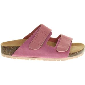 Roze Slippers Suede Velcro Bionatura maat 38