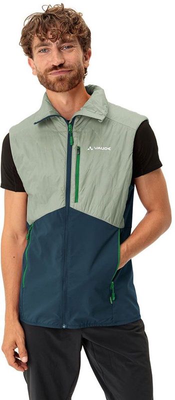 Vaude - Brenva II - Vest - Groen - Hybride Thermovest voor Heren