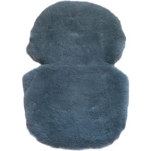 WOOOL Schapenvacht 2-in-1 Kinderwagen Buggy - SNUGGY (Mint) - Inleg & Opleg - 100% Echte Schapenvacht - Kort Geschoren Wol - Veilig, ECO & Duurzaam