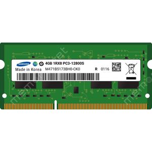 Samsung 4GB DDR3-1600 / SODIMM PC3-12800S Single Rank x8 Module M471B5173BH0-CK0