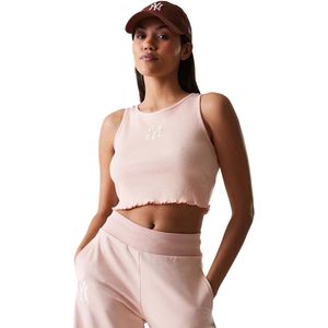 New Era - Wmns Mlb Rib Tank Top - Pastelroze - Damestop
