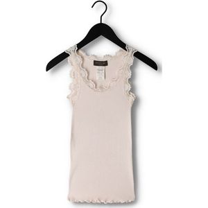 Rosemunde Silk Top W/ Lace Tops & T-shirts Dames - Shirt - Lichtroze - Maat XS