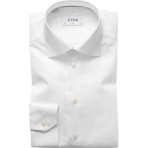 Eton - Overhemd Wit Eton Lange Mouw Overhemd Wit 100010460 00