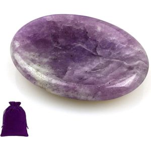 Zeynomax - Amethist Geluksstenen voor Kinderen - Geneeskrachtige Stenen voor Stressvermindering - Chakra Stenen voor Ontspanning en Positieve Energie