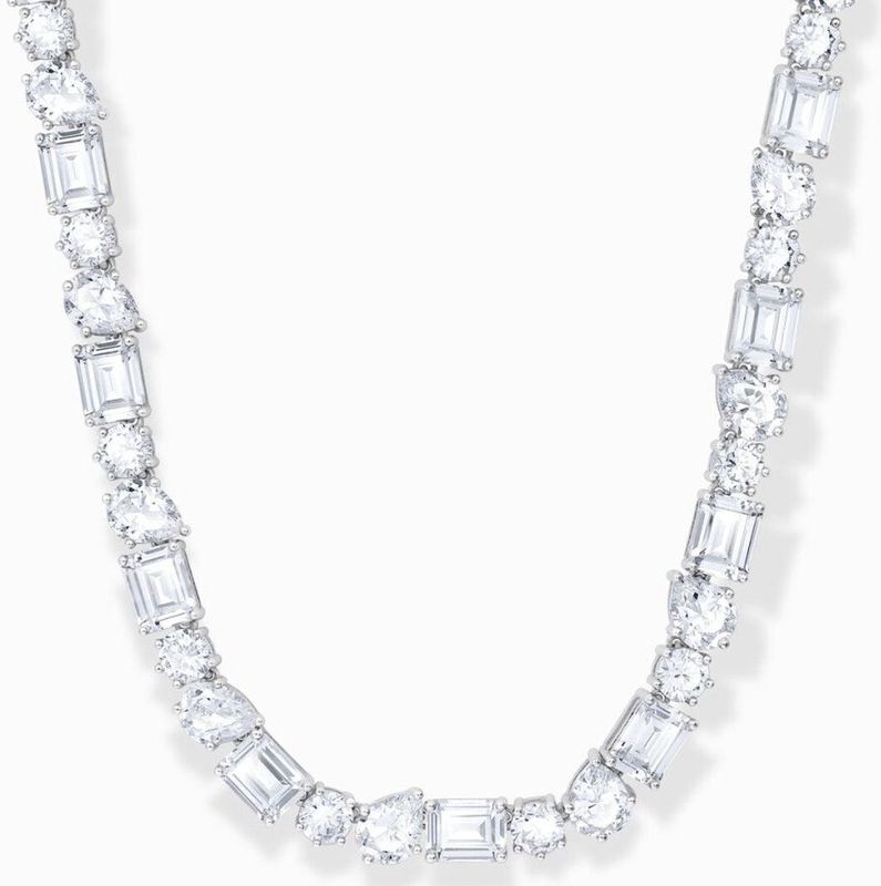 Thomas Sabo - Halsketting - Wit - Zilver - 34 - 42 cm