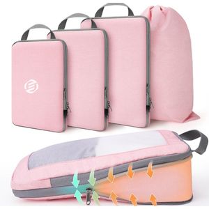 Equivera Backpack Organizer - Packing Cubes - Koffer Organizer Set - Voor Koffers en Tasssen - Bagage en Backpack