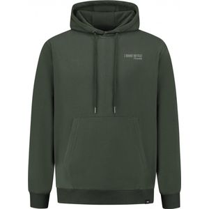 Purewhite - Heren Loose Fit Sweaters Hoodie LS - Forest Green - Maat M