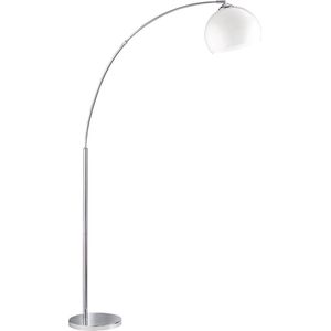 LED Vloerlamp - Torna Brostila - E27 Fitting - 1-lichts - Rond - Glans Chroom - Aluminium
