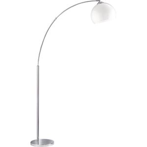 LED Vloerlamp - Torna Brostila - E27 Fitting - 1-lichts - Rond - Glans Chroom - Aluminium