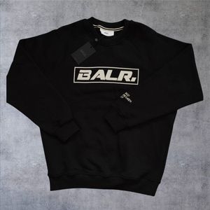 BALR The Club Box Fit Crewneck Zwart
