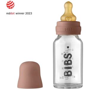 Bibs Baby Glass Bottle Complete Set Latex 110ml