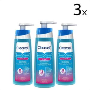 Clearasil Wasgel Ultra Gel Wash 200ml x3