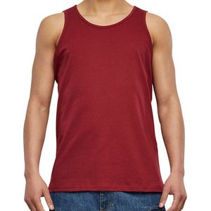 Build your Brand Basic Tank BYBB011 - Burgundy