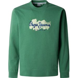 Pepe Jeans - Milton - Sweatshirt - Groen - Regular Fit