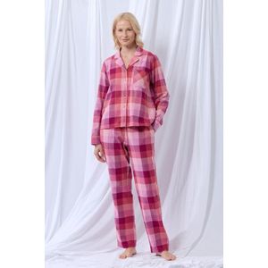 Lords & Lilies pyjama dames - roze geruit - 252-50-XPW-W/983 - maat XL