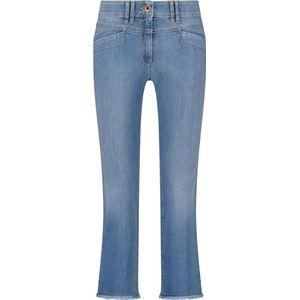 Zerres Sarah Slim Denim Katoen Jeans Blauw | Bleached